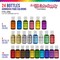 U.S. Cake Supply Complete Cake Airbrush Decorating Kit with 24 Vibrant Food Colors - Air Brush for Cake Decoration, Cupcakes, Cookies & Desserts